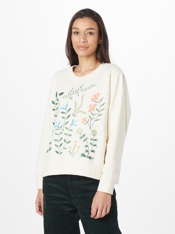Part Two Sweatshirt in White: front