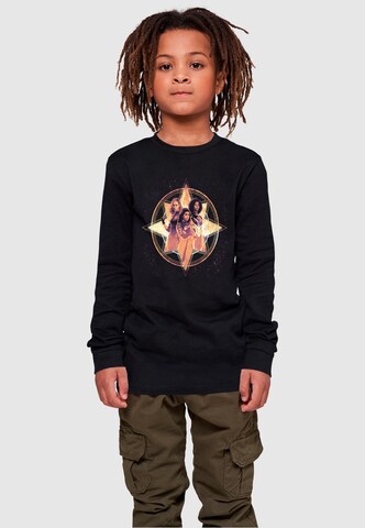 ABSOLUTE CULT Shirt 'The Marvels - Cosmic Star Trio' in Black: front