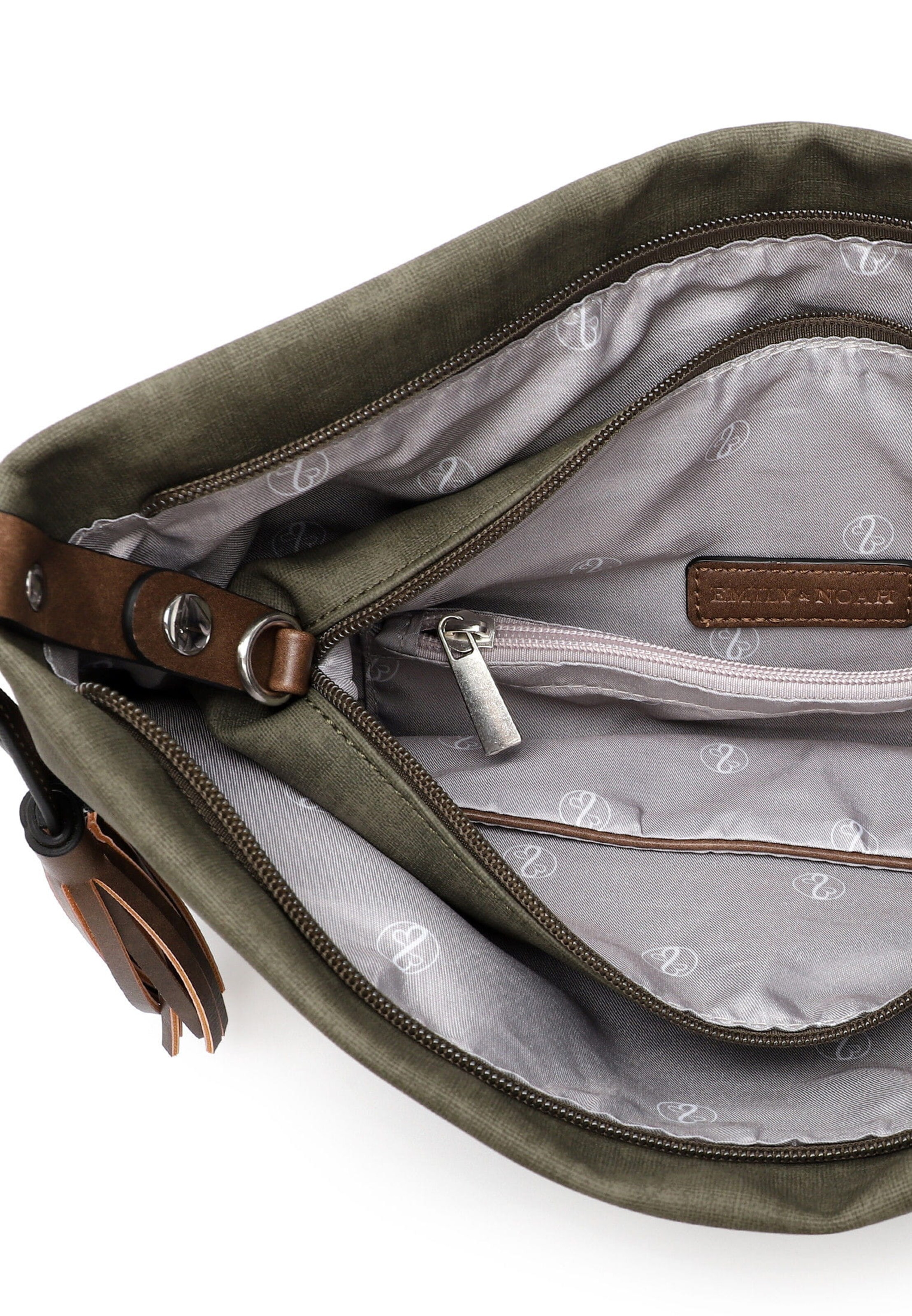 Borsa a spalla 'Elke' di Emily & Noah in verde