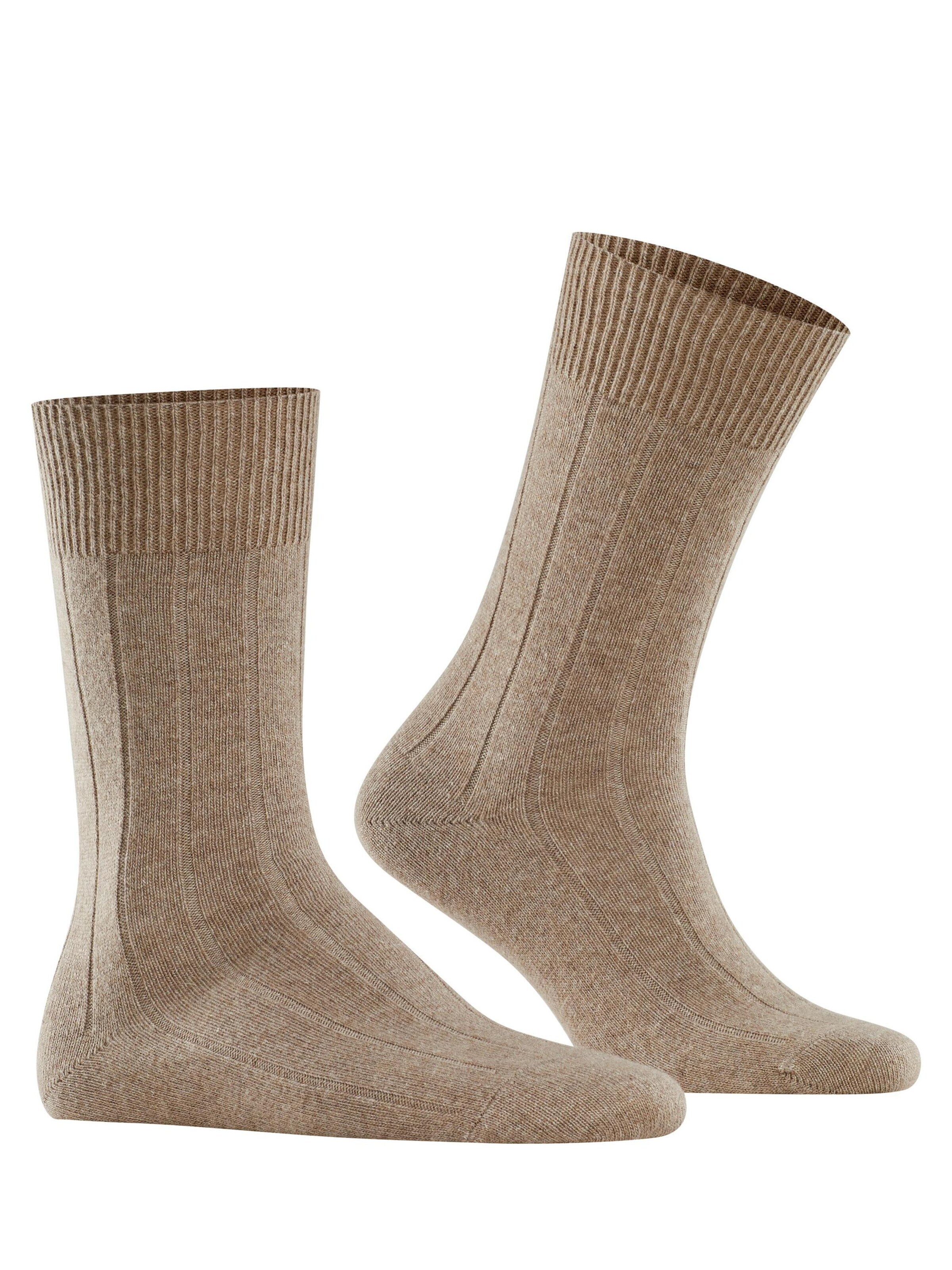 FALKE Socks 'Lhasa Rib' in Brown