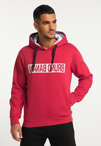 BRUNO BANANI Sweatshirt in Rood: voorkant