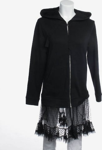 VALENTINO Sweatshirt & Zip-Up Hoodie in S in Black: front