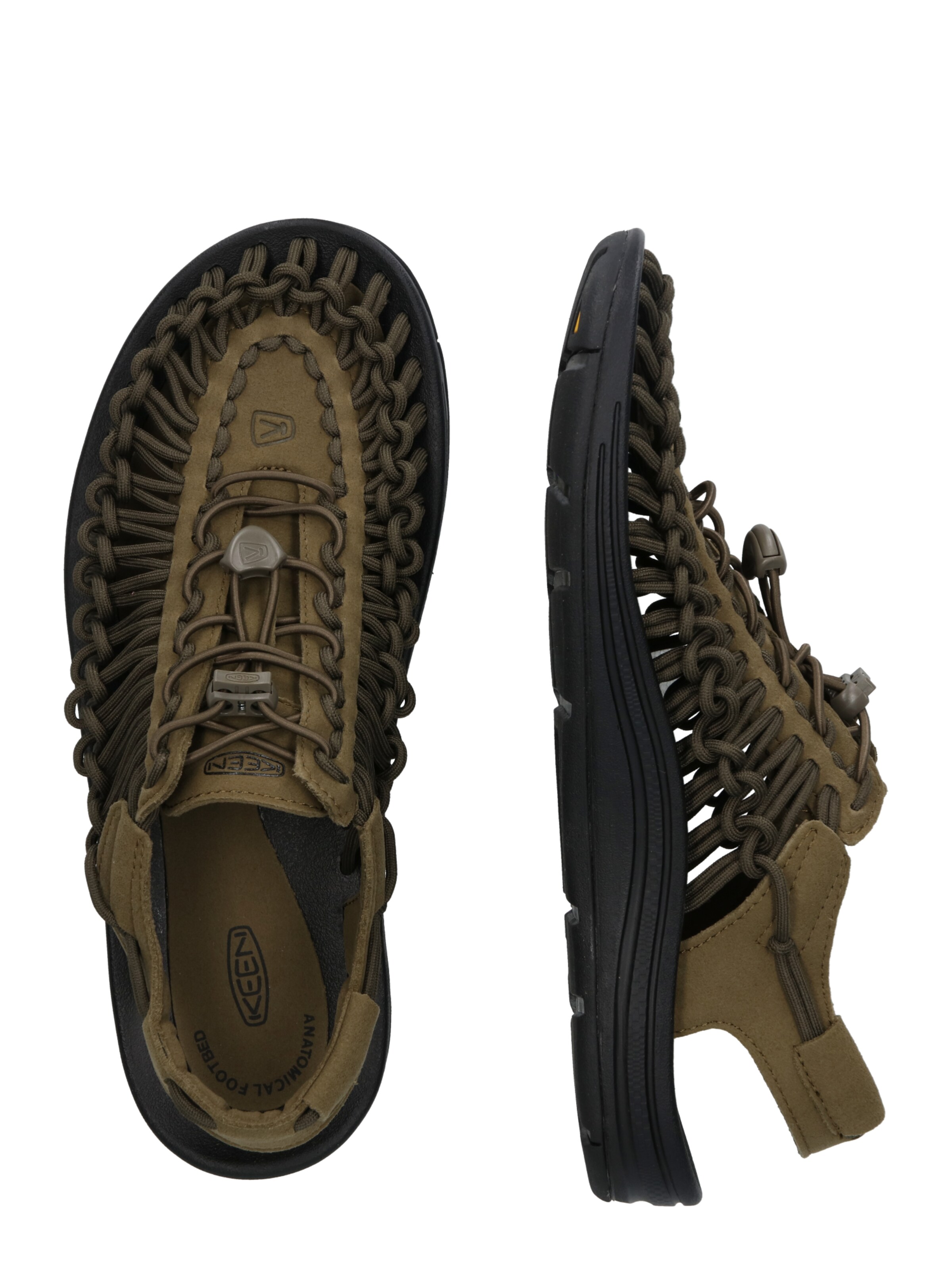 Sandale 'Uneek' de la KEEN pe verde