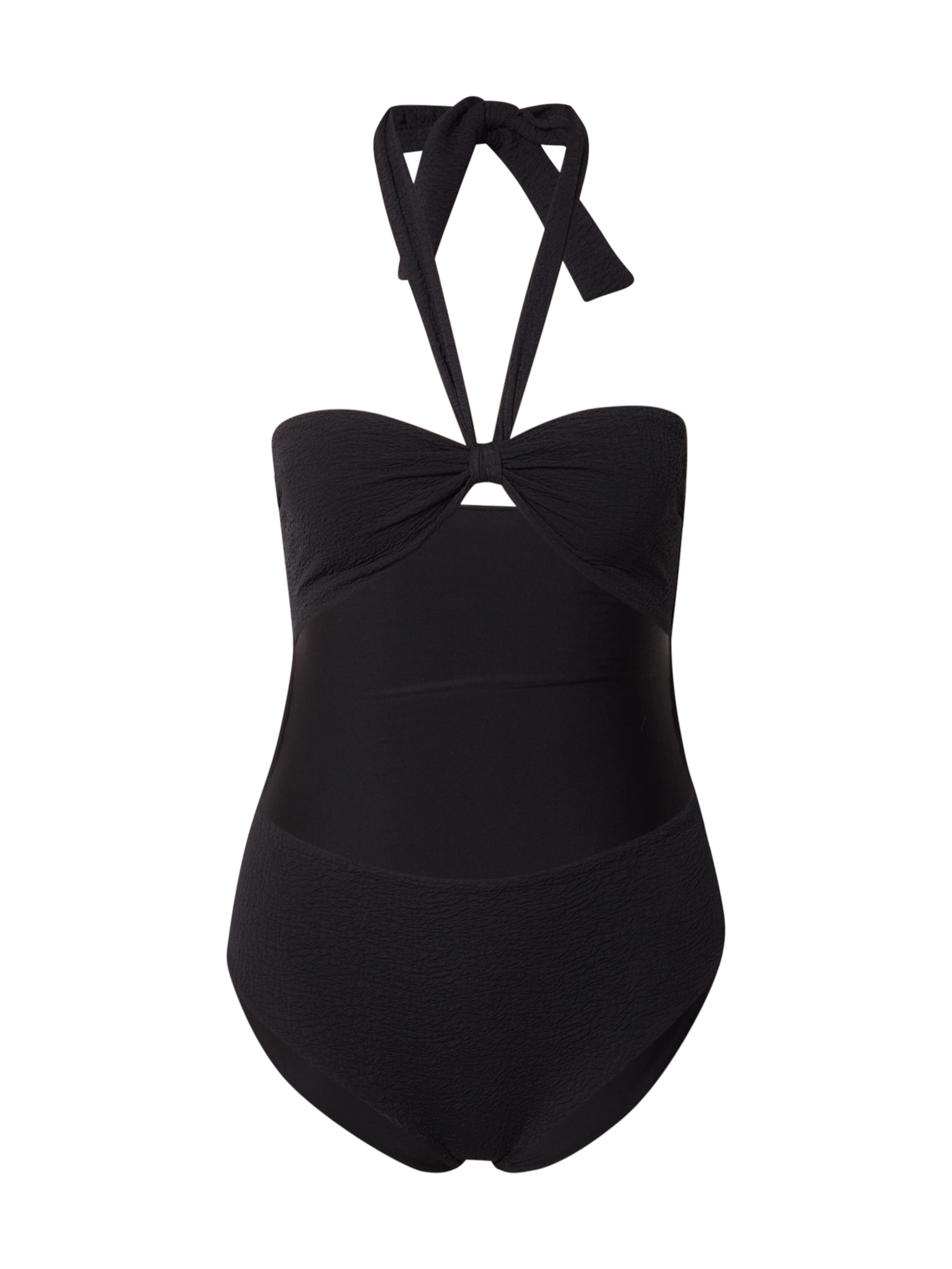 Undress Code Õlapaelteta topp Ujumistrikoo 'La Dolce Vita', värv must: eest vaates