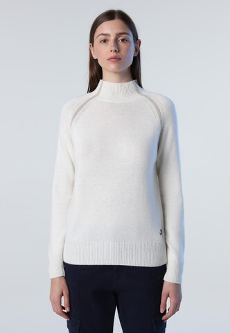 North Sails Sweater in White: front