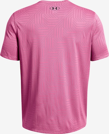 UNDER ARMOUR Functioneel shirt 'Geotessa' in Roze