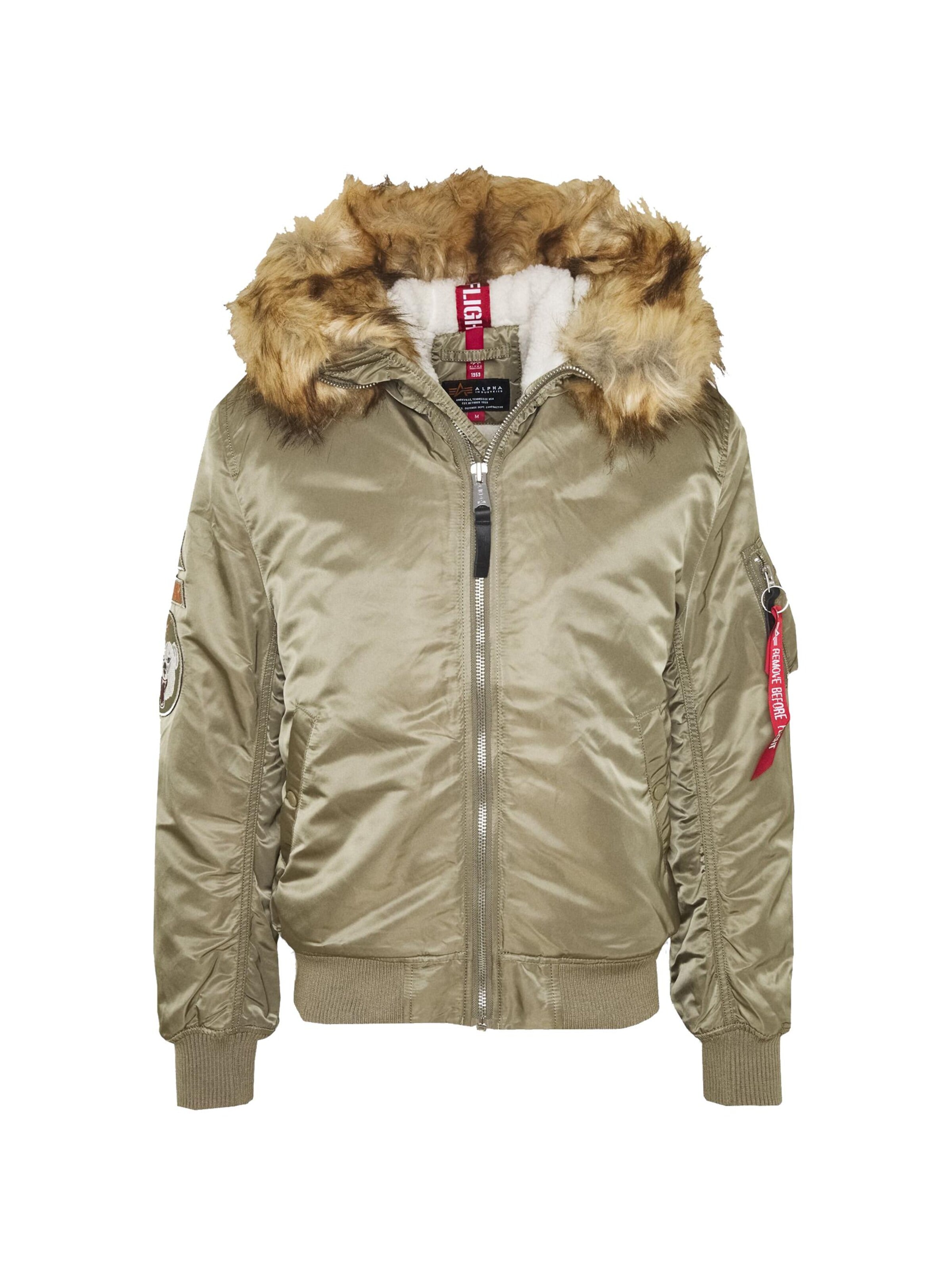 ALPHA INDUSTRIES Winterjacke 'MA-1  Arctic'‌‌‌‌‌‌‌‌‌‌ in Braun: Vorderseite