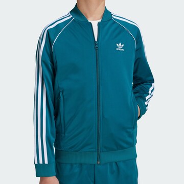 ADIDAS ORIGINALS Sweatjacke 'Adicolor' in Blau