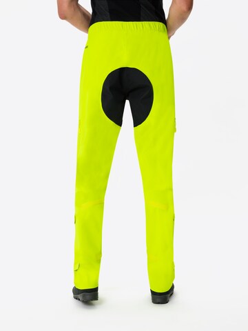 VAUDE Regular Outdoor Pants 'Moab' in Yellow