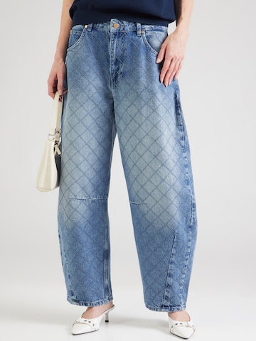 Essentiel Antwerp Barrel Jeans 'KATSU' in Blue: front