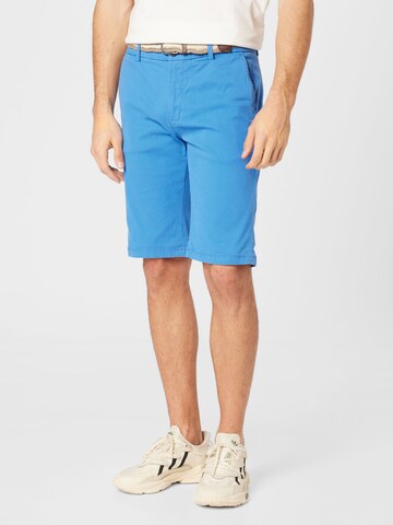 Lindbergh Regular Shorts 'Superflex' in Blau: Vorderseite