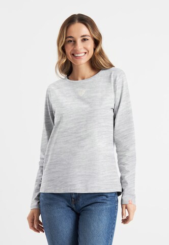Frieda & Freddies NY Shirt in Grey: front