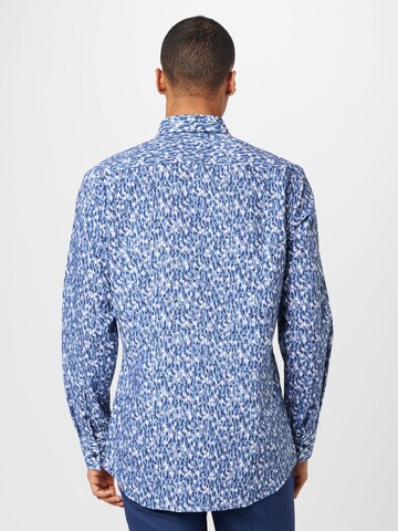 HUGO Regular fit Button Up Shirt 'Kenno' in Blue