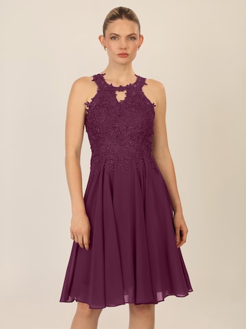 APART Cocktail Dress in Purple: front