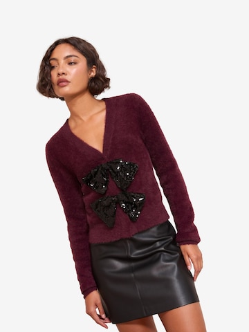 Friends Like These Strickjacke in Rot: Vorderseite