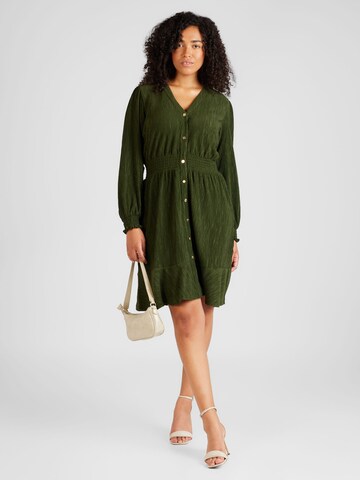 Michael Kors Plus - Vestido camisero en verde