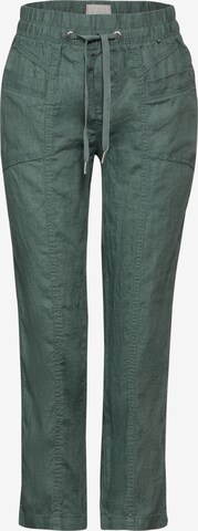 STREET ONE Loose fit Pants in Green: front