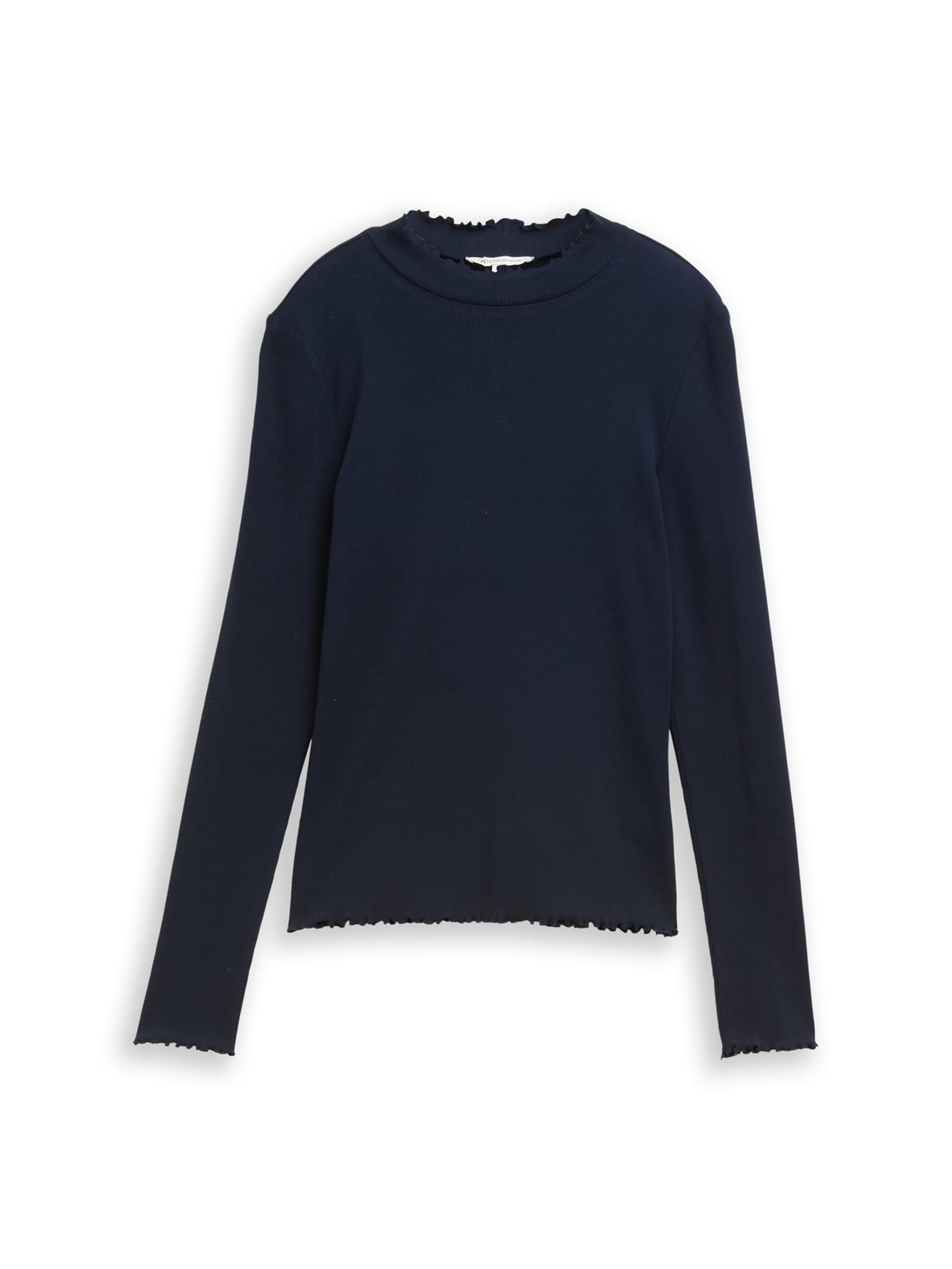 TOM TAILOR DENIM Shirt in Blue: front