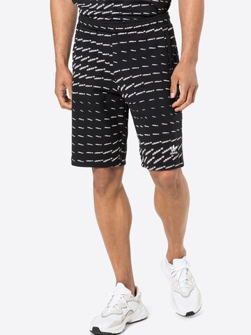 ADIDAS ORIGINALS Loosefit Broek in Zwart: voorkant