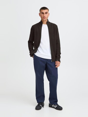 !Solid Gebreid vest 'Arno' in Zwart