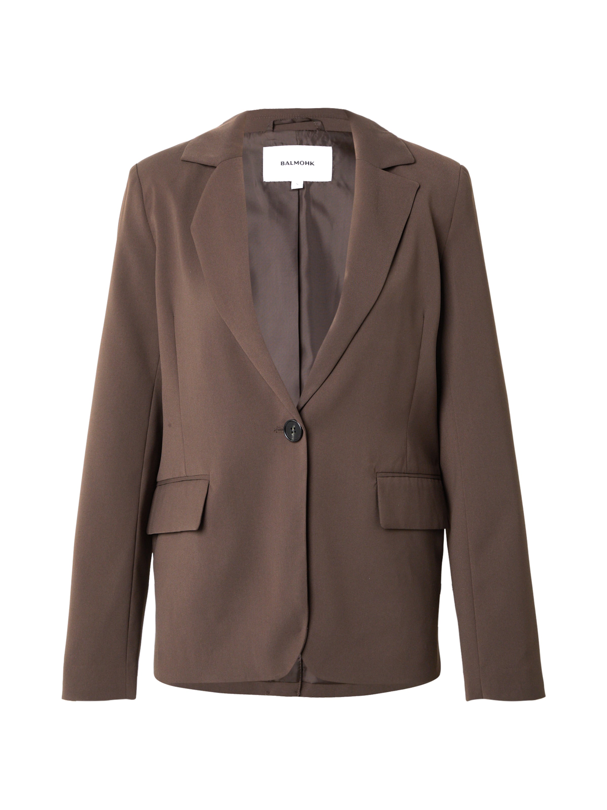 BALMOHK - Blazer en marrón: frente