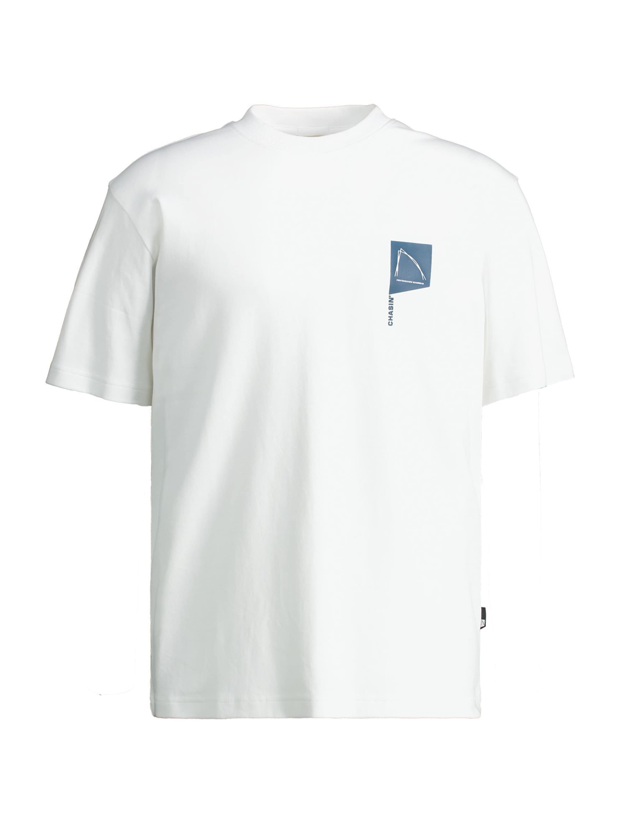 T-Shirt CHASIN' en blanc : devant
