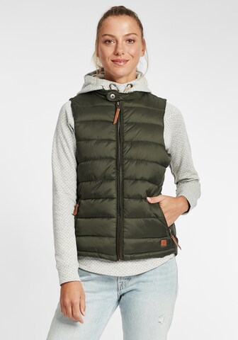 Oxmo Vest 'Camilla' in Green: front