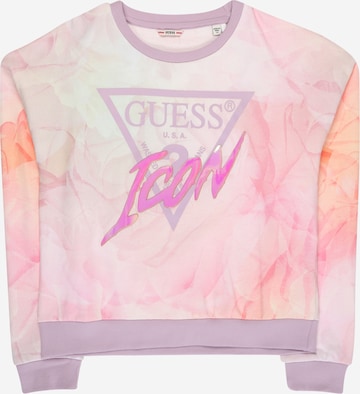 GUESS Sweatshirt in Pink: front