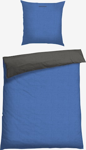 SCHIESSER Duvet Cover 'Doubleface Renforcé' in Blue: front