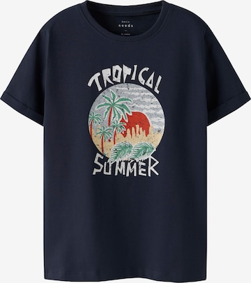 NAME IT Μπλουζάκι 'NKMVux' σε μπλε: μπροστά