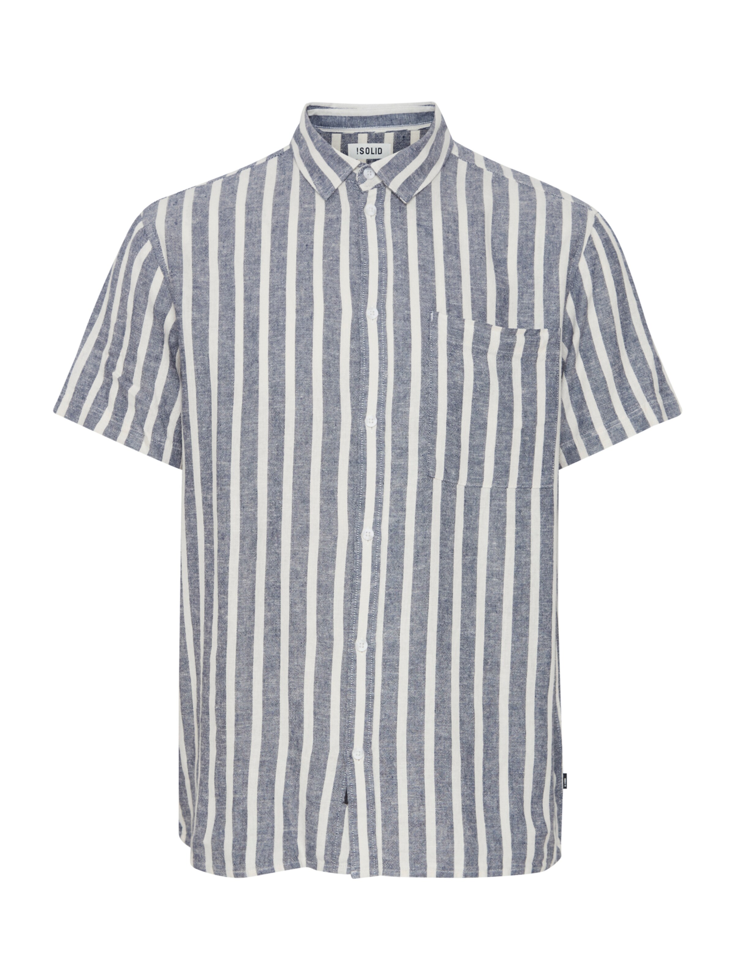 !Solid Overhemd 'Fried' in Blauw: voorkant