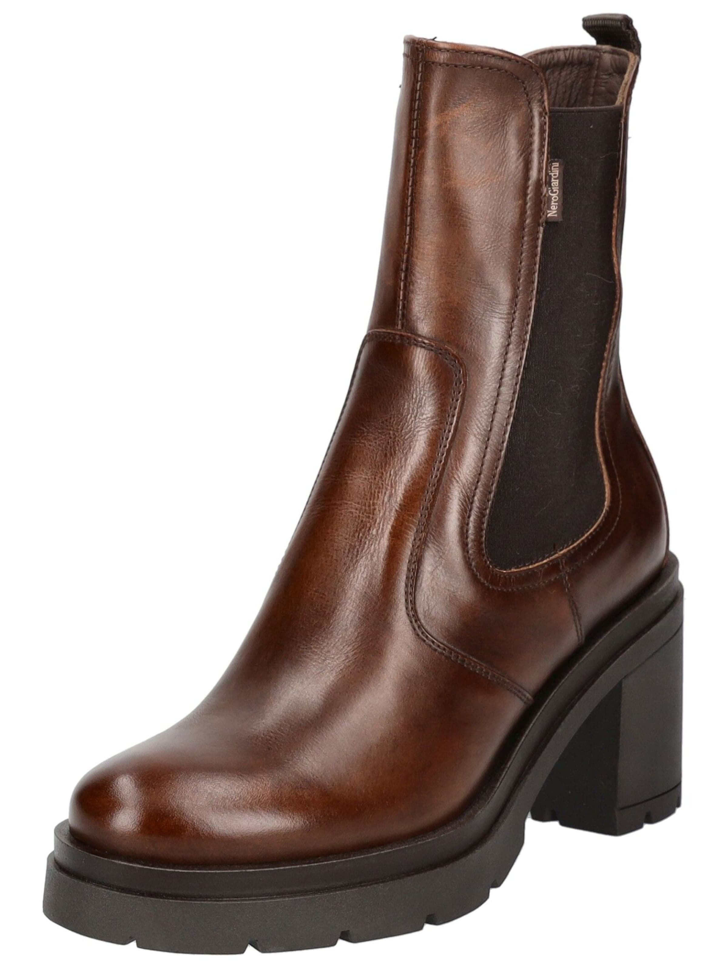 Nero Giardini Chelsea boots in Bruin: voorkant