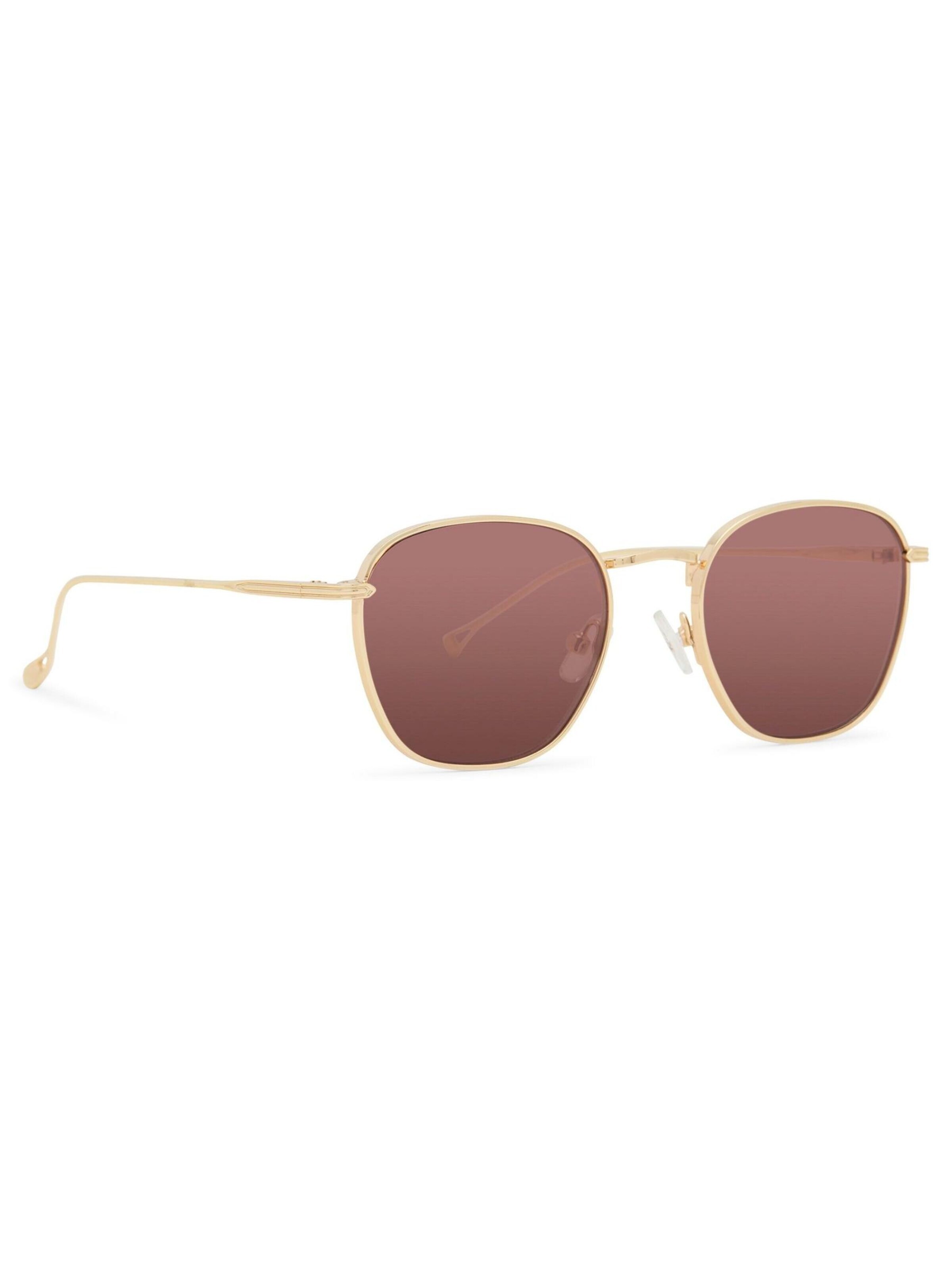 Lunettes de soleil 'Solo-Solis Modern Panto Sonnenbrille' Maxte en marron