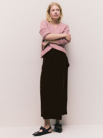 Next Sukňa - Hnedá: predná strana