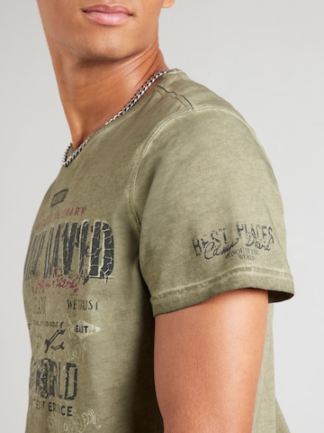 CAMP DAVID - Camiseta en verde