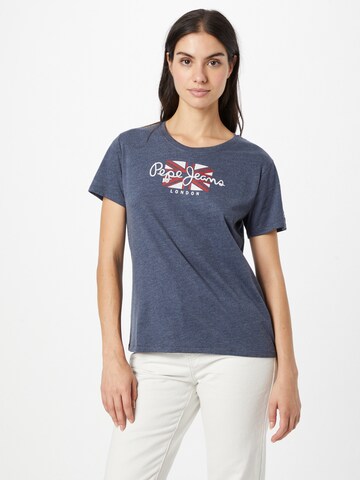 Pepe Jeans Shirt 'ZAIDA' in Blau: Vorderseite