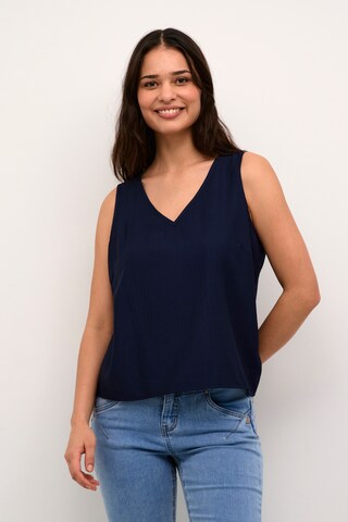 Cream Bluse 'Lori' in Blau: Vorderseite