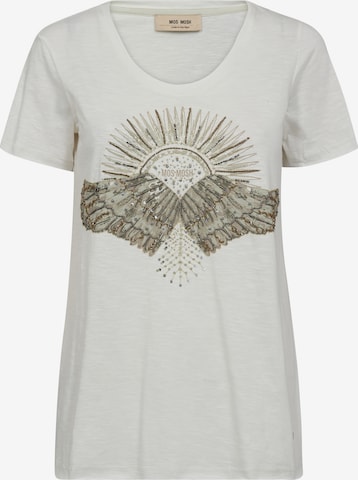 T-shirt MOS MOSH en blanc : devant