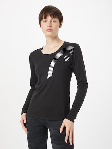 HEAD Performance Shirt 'LINDA' in Black: front