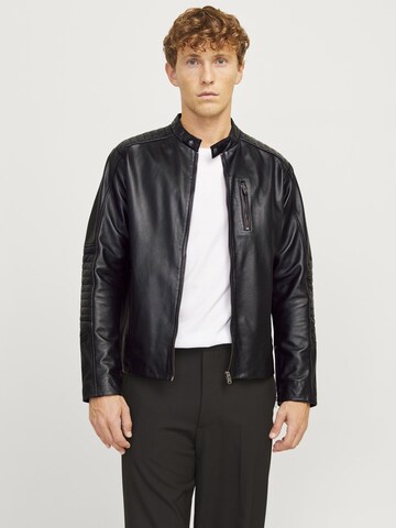 JACK & JONES Between-Season Jacket 'JJELiam' in Black: front