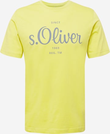 T-Shirt s.Oliver en jaune : devant