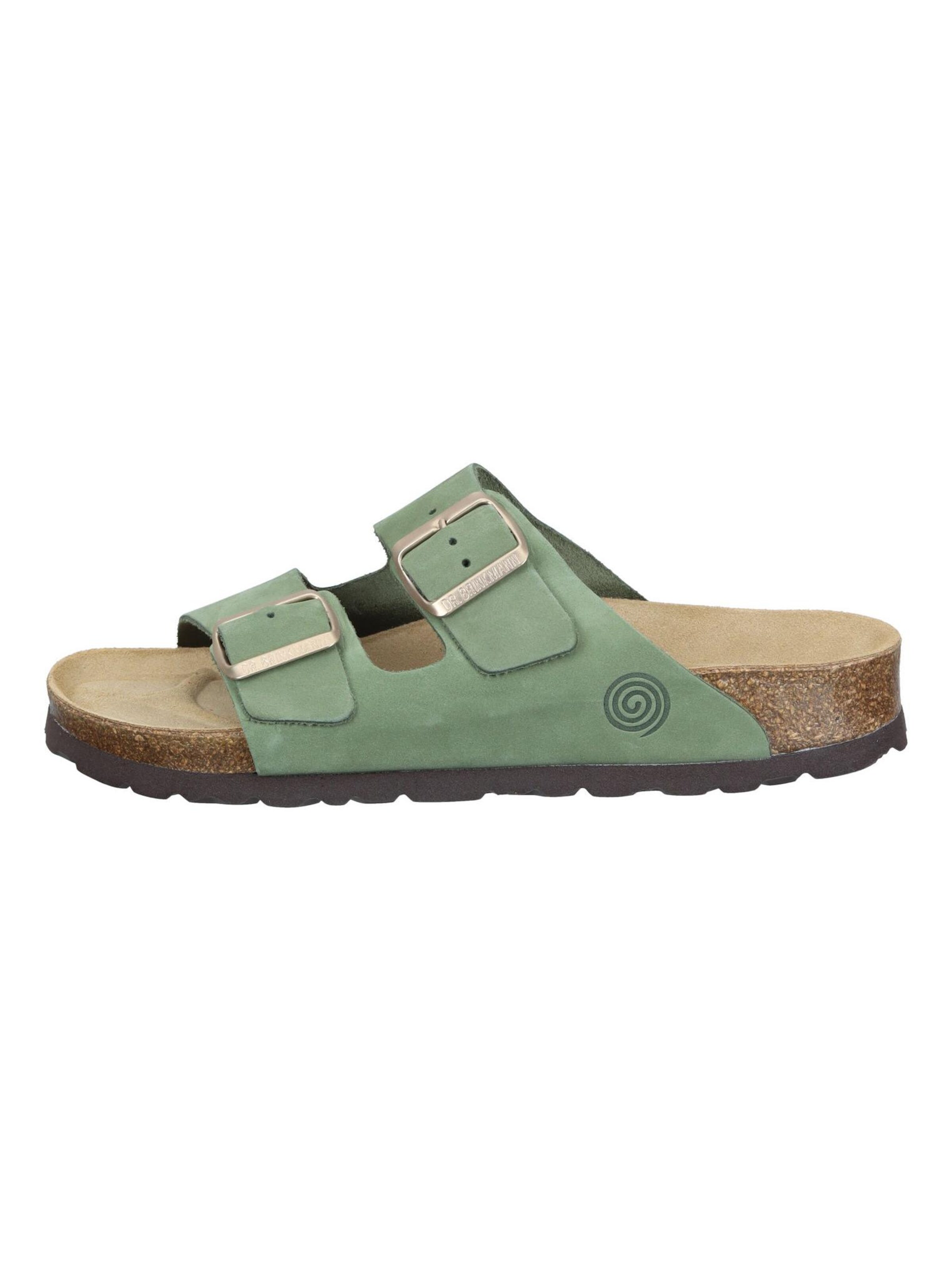 DR. BRINKMANN Mules 'BONILLO' in Green