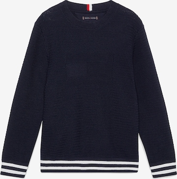 Pull-over TOMMY HILFIGER en bleu : devant