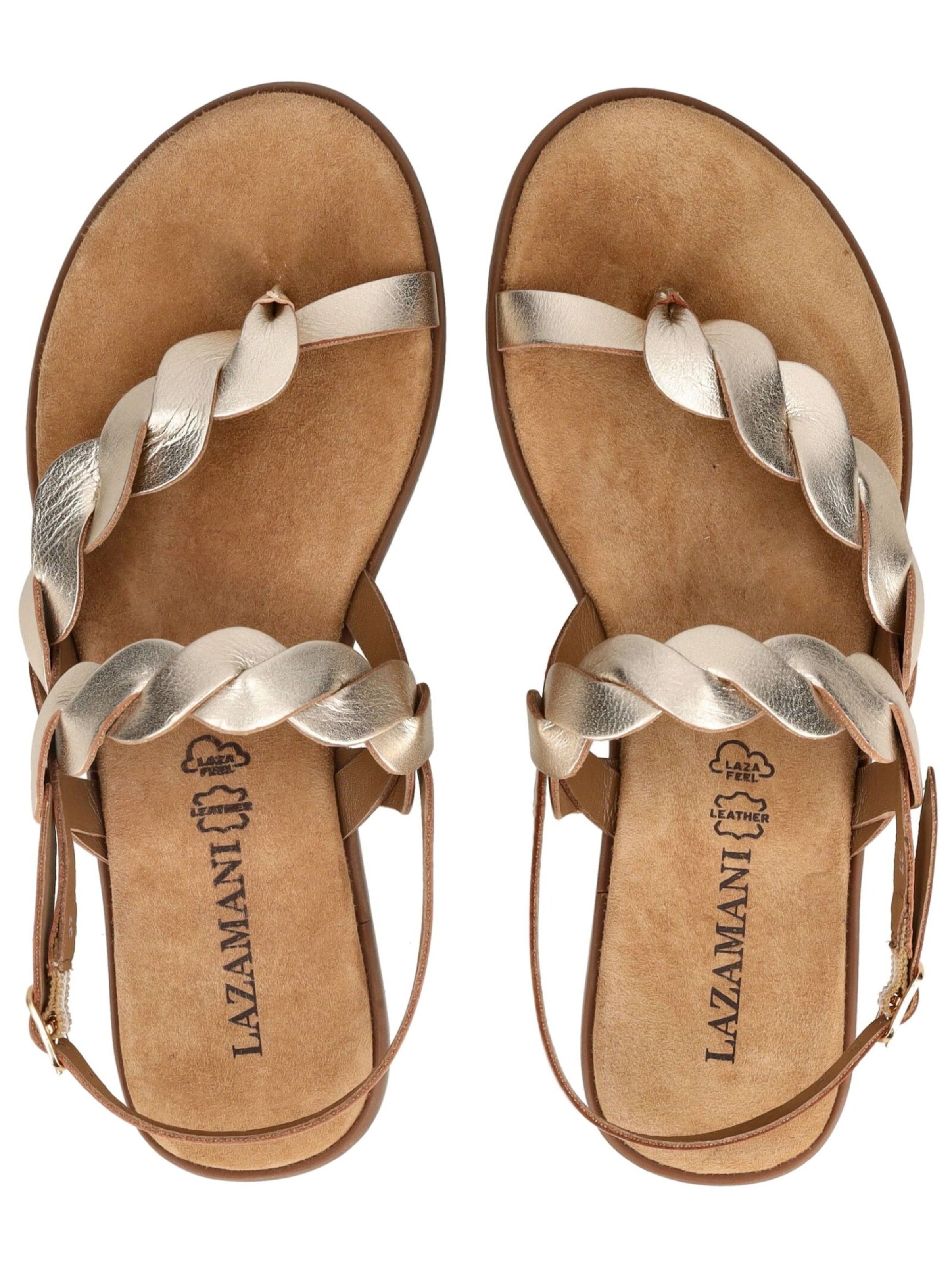 Sandalo con cinturino di LAZAMANI in oro