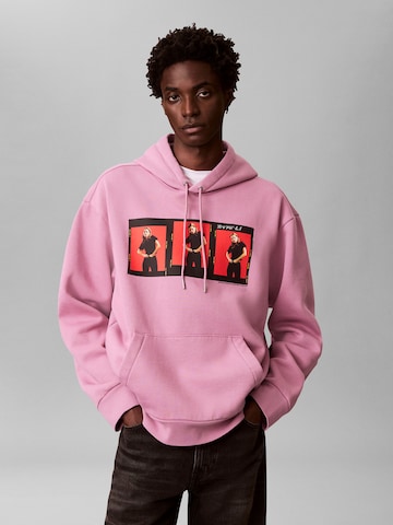 Calvin Klein - Sudadera 'OUTTAKES' en rosa: frente