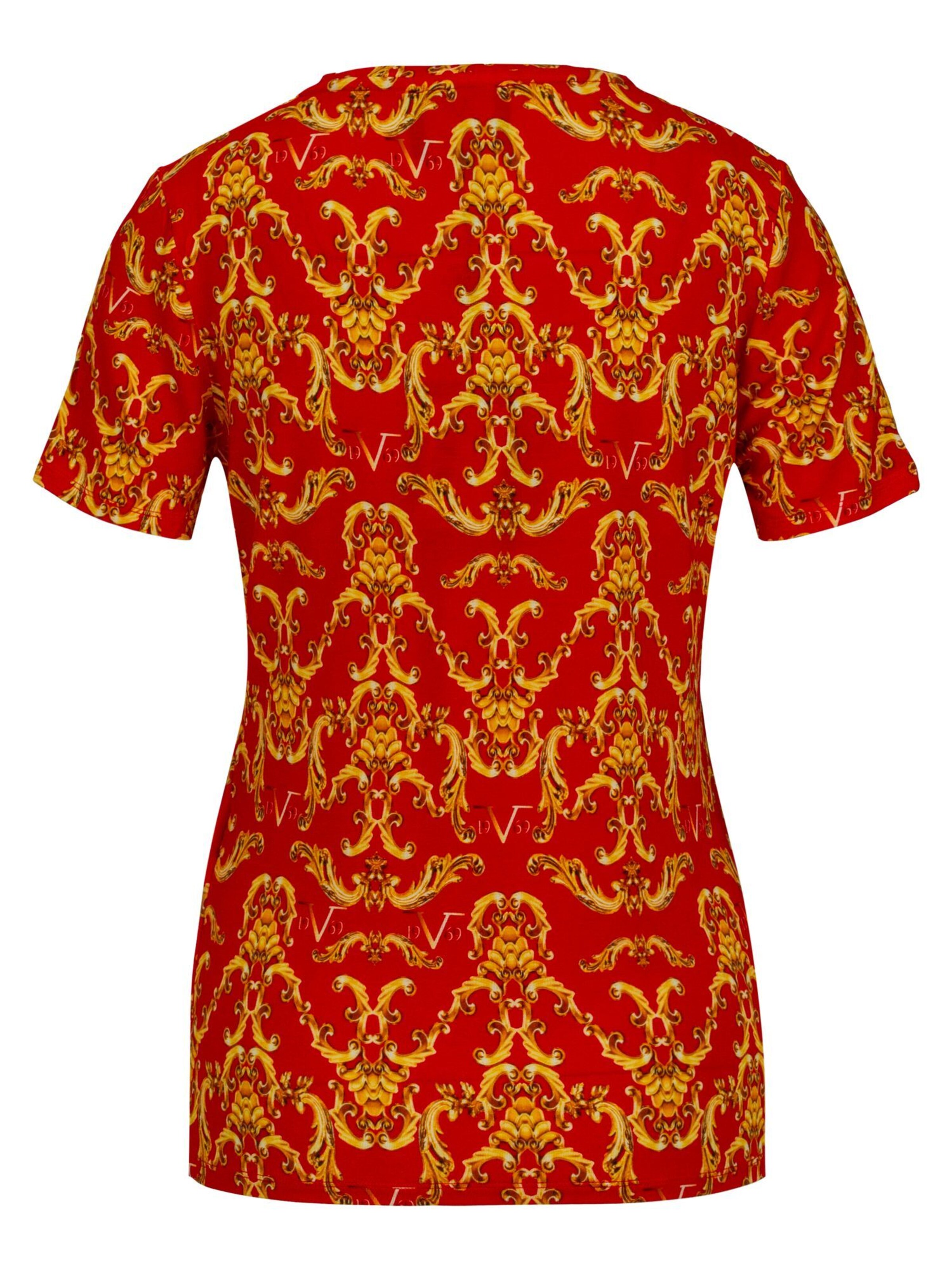 19V69 ITALIA Póló 'Lordes Gold' - piros