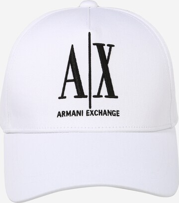 ARMANI EXCHANGE Čiapka - biela