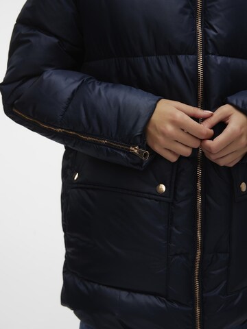 VERO MODA Winter Jacket 'Claire Nora' in Blue