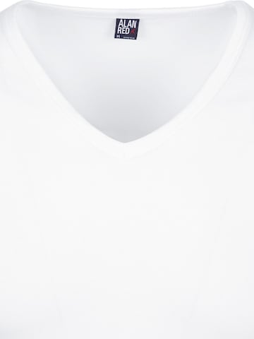 alan red Shirt 'Oklahoma' in White