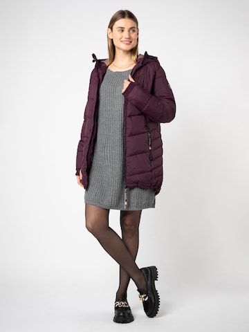 Sublevel Wintermantel in Rood
